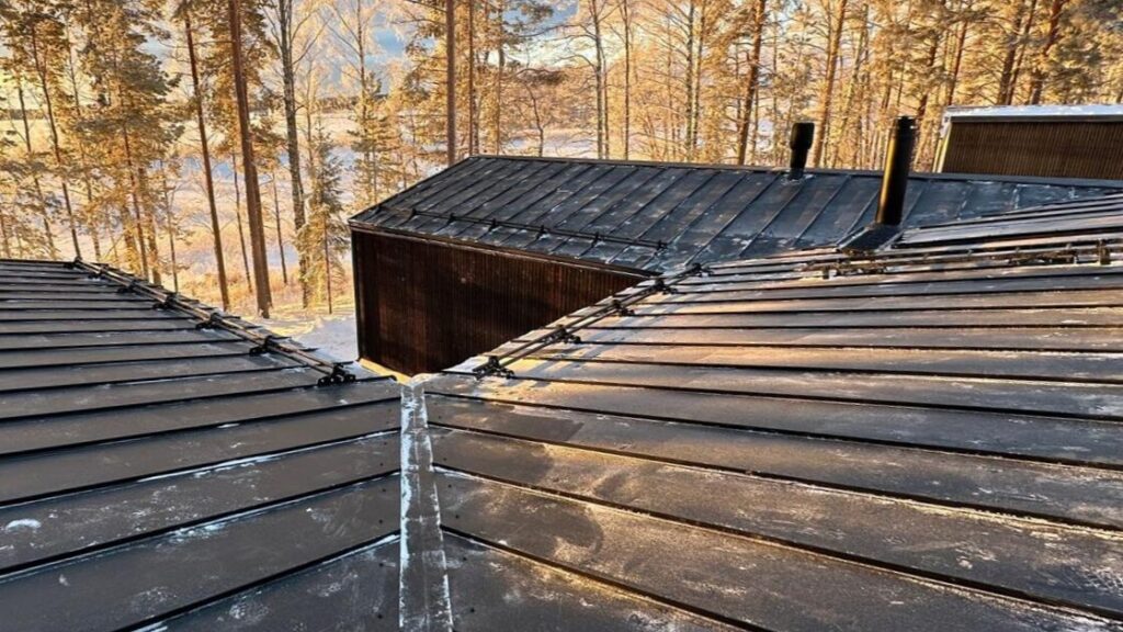 Kattoremontti talvella